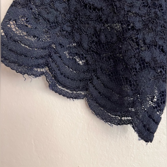 Lace midi short sleeve dress with slip - Picture 6 of 11